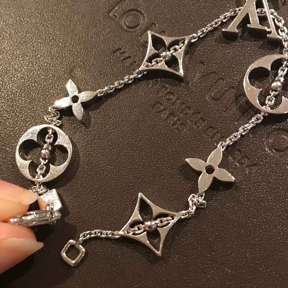 💯 Authentic Louis Vuitton 18k white gold bracelet - Picture 4 of 9